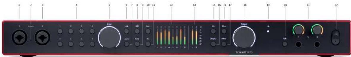 FOCUSRITE Scarlett 18i20 4th Gen - Façade - 1