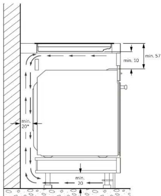 HOOVER HMT65DCS - Width 60 - 65 - 80 on oven base - 1