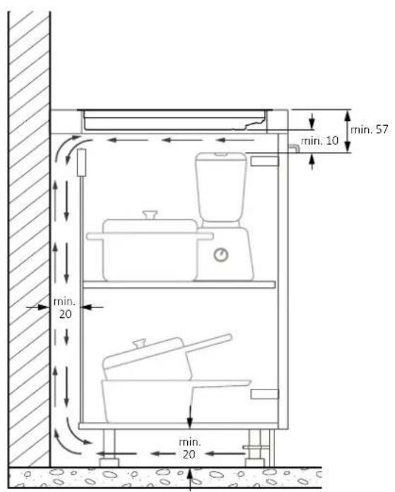HOOVER HMT65DCS - Width 60 - 65 - 80 on base with shelves - 1