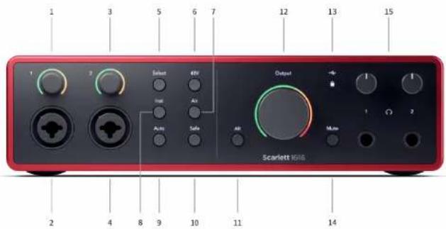 FOCUSRITE Scarlett 16i16 4th Gen - Façade - 1