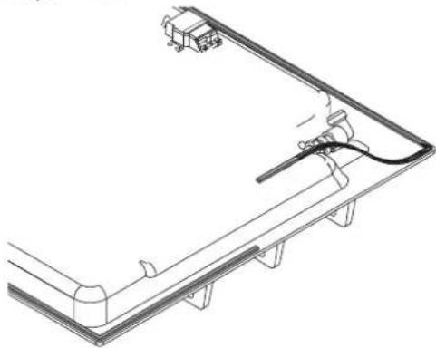 BERTAZZONI P905CHERAX - FIJACIÓN DE LA PLACA DE COCCIÓN - 1