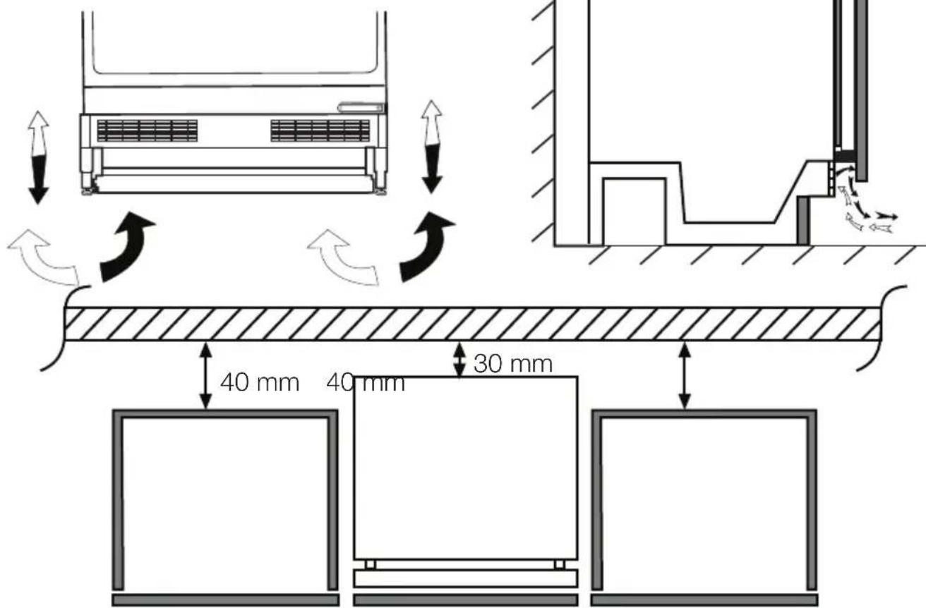 TEKA RSL 41150 BU - Colocación del frigorífico bajo la encimera y ajuste de los pies - 1