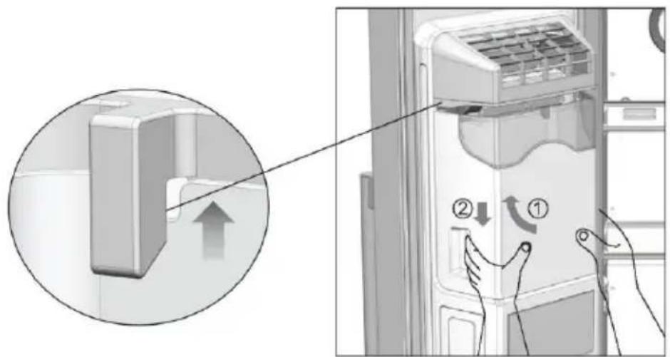 TEKA RLF 74930 SS - Como limpar e manter o distribuidor de gelo? - 2