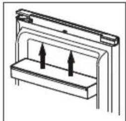 TEKA RLF 74930 SS - Positioning the door balconies - 2
