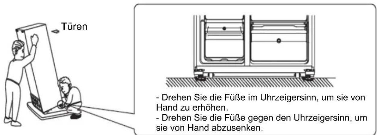 TEKA RLF 74930 SS - Kühlschrank Nivellierung - 1