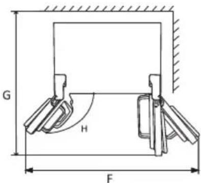 TEKA RLF 74930 SS - Space Requirement - 2