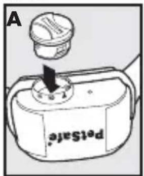 PETSAFE PBC17-13338 - Inserimento e rimozione della batteria - 1