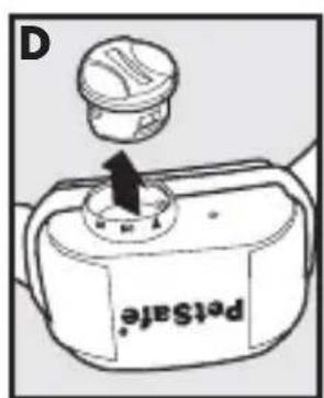 PETSAFE PBC17-13338 - To Insert and Remove the Battery - 4