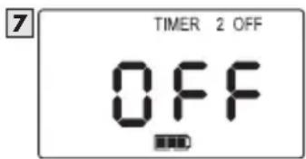 7 TIMER 2 OFF OFF