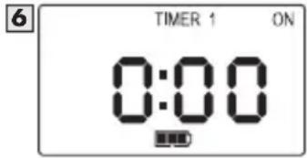 6 TIMER 1 ON 0:00