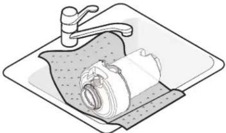 TEKA TRS 520 - The Cushion Ring and the Lower Mount Ring will remain attached to the disposer during installation. - 1