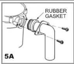 TEKA TRS 520 - DISCHARGE ELBOW &amp; DISHWASHER CONNECTIONS - 1