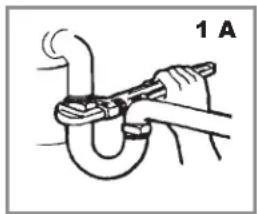 TEKA TRS 520 - Avant de passer à l'étape suivante, coupez l'alimentation électrique de la boîte de disjoncteurs ou de fusibles. Débranchez le broyeur. - 1