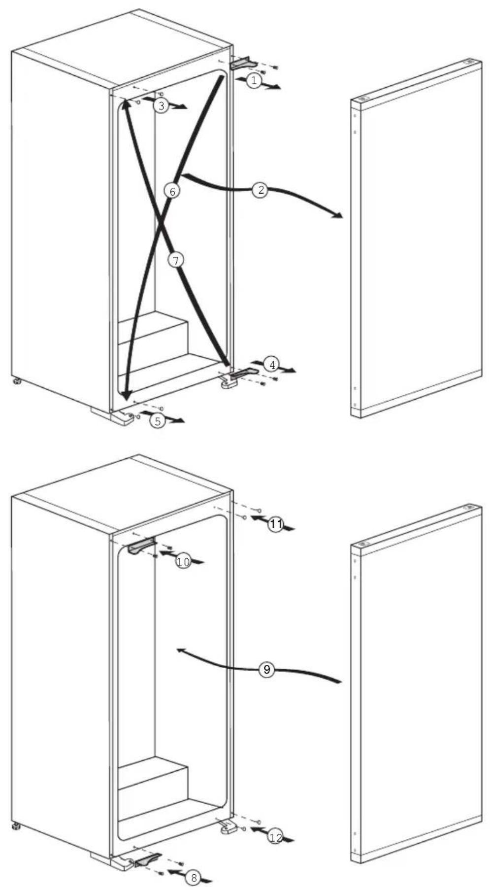 TEKA TKI4 235 - Türanschlag umkehren - 1