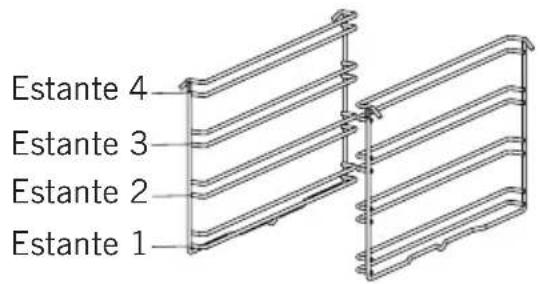 TEKA FS 502 4GG - Posiciones Del Estante - 1