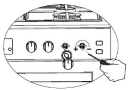 TEKA FS 502 4GG - Réglage réduit du débit de gaz pour les robinets de cuisson - 1