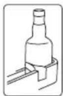 TEKA RBF 73360 FI - Der Flaschenhalter (bei einigen Modellen) - 1