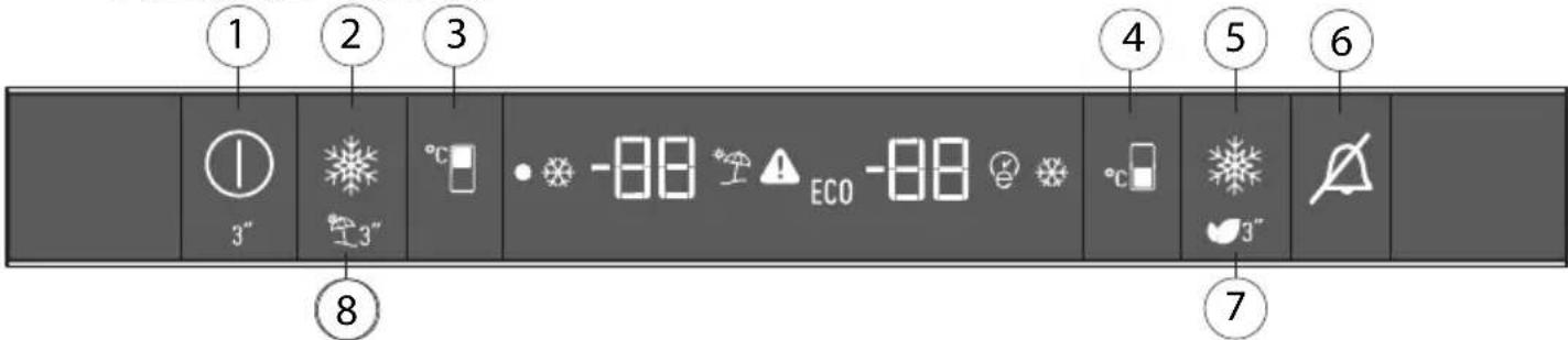 TEKA RBF 77360 FI - Panel de control - 1