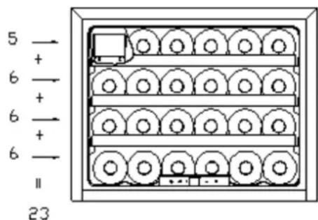 TEKA RVI 10024 GBK - > Schéma de stockage - 2