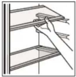 TEKA RLF 74930 WH - Positionnement des balcons de porte - 1