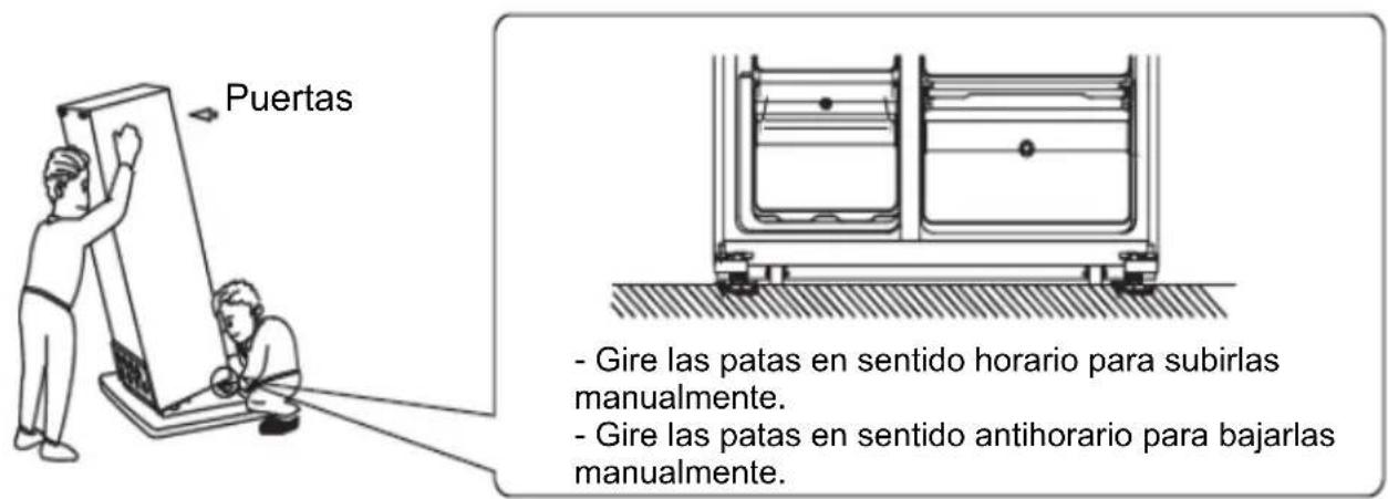 TEKA RLF 74930 WH - Nivelación del frigorífico - 1