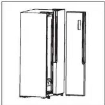 TEKA RLF 74930 WH - Entfernung der Türen - 5