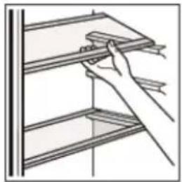 TEKA RLF 74930 WH - Positionierung der Türbalkone - 1