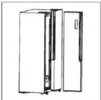 TEKA RLF 74930 WH - Desmontaje de las puertas - 3