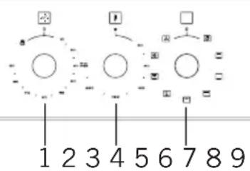 TEKA FS 901 5GE - CONTROL PANELS - 1