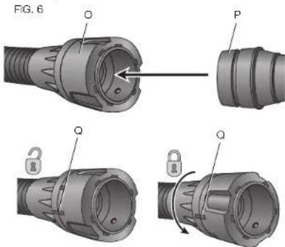 DEWALT DWV010 - CONNEXION À UN OUTIL ÉLECTRIQUE (Fig. 1, 6) - 2