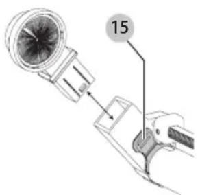 DEWALT DWH303DH - Cambio de la escobilla para polvo (Fig. A, G) - 1