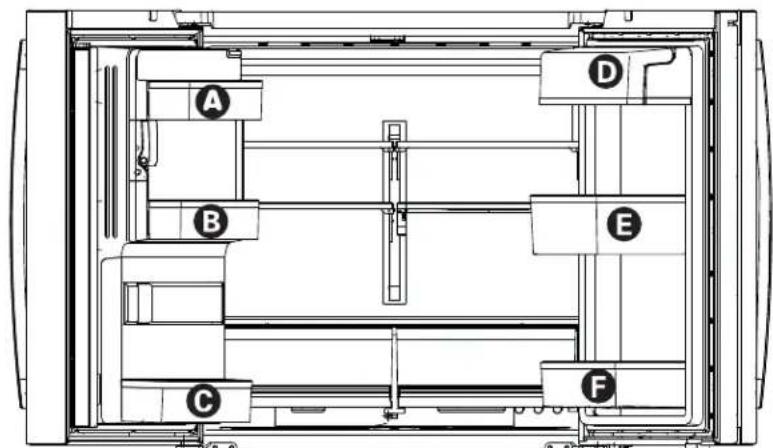 Café CXE22DP3PD1 - INSTALLATION DU RÉFRIGÉRATEUR (suite) Modèles CVE y CXE - 2