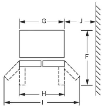 Café CXE22DP3PD1 - DIMENSIONS - CQE Models - 2