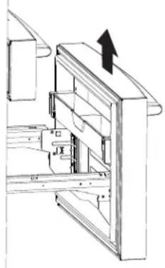 Café CXE22DP3PD1 - REMOVE THE FREEZER DRAWER (on some models) (Cont.) - 1