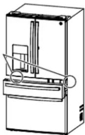 Café CXE22DP3PD1 - NIVELACION DE LAS PATAS DEL REFRIGERADOR - 2