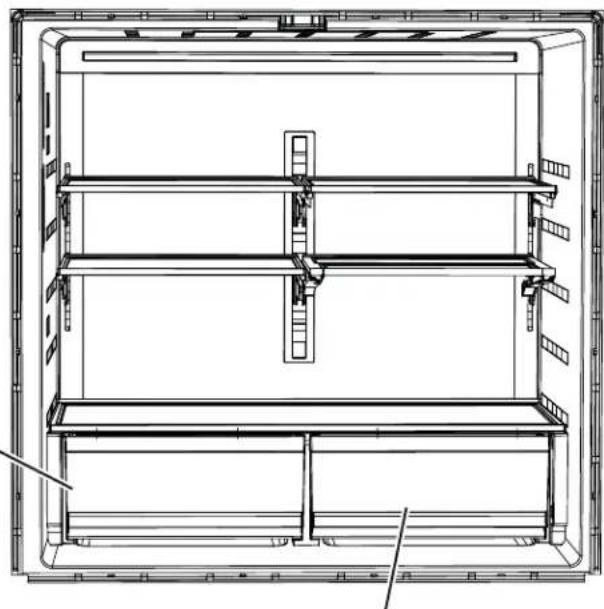 Café CXE22DP3PD1 - Climate Zone Bins - 1