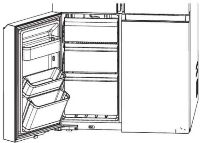 Café CXE22DP3PD1 - Estante de la puerta del freezer - 1