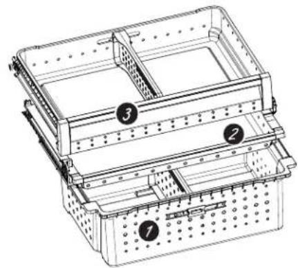 Café CXE22DP3PD1 - Panier et tiroir du congélateur - 1