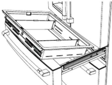 Café CXE22DP3PD1 - RETRAIT DU TIROIR CONVERTIBLE (sur certains modèles) - 1