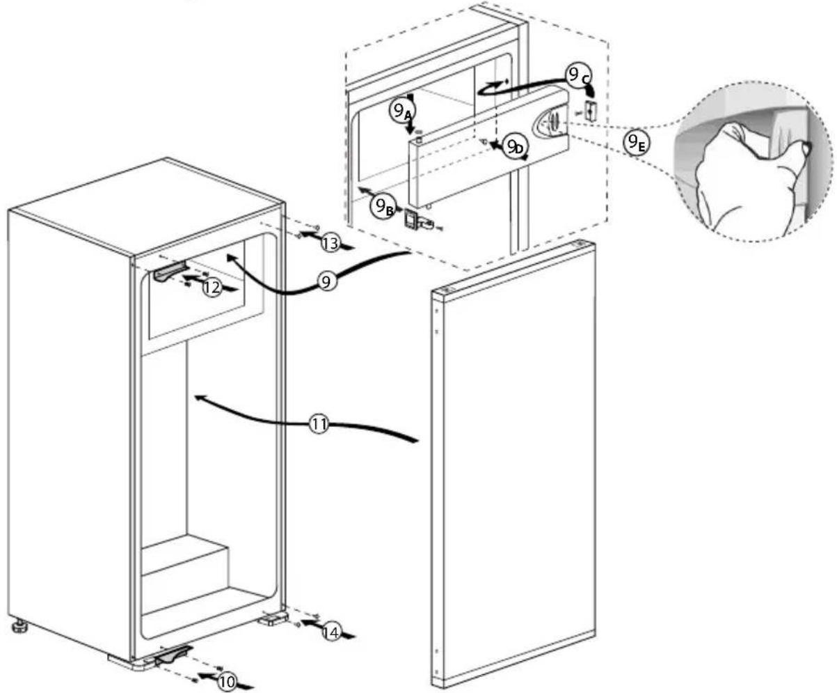 BEKO BSSA300M4SN - Réversibilité des portes - 2