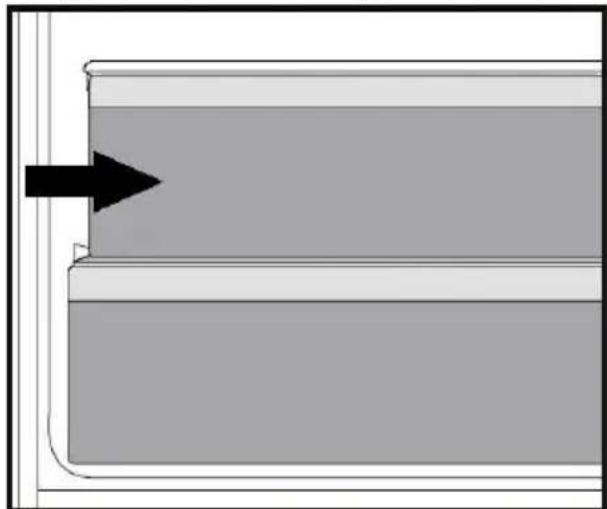 BEKO BCNA306E5SN - Le compartiment des produits laitiers (entrepôt frigorifique) - 1