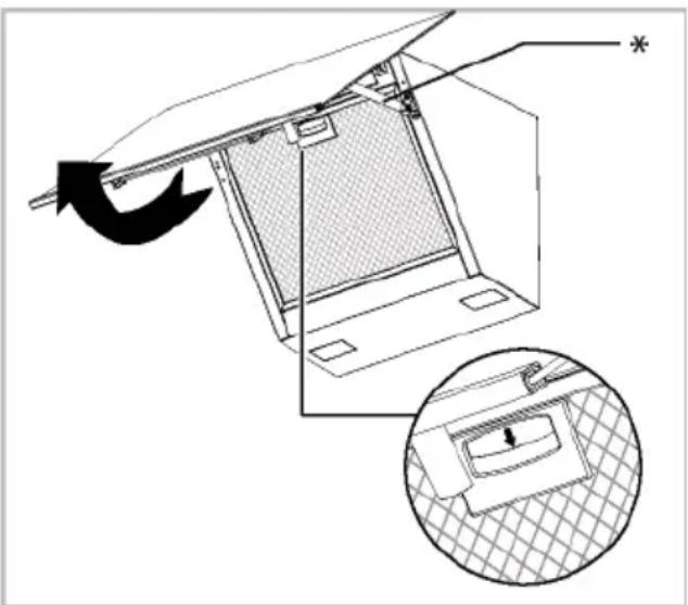 BEKO BHCA96741BBDXHS - Removing aluminium filters - 1