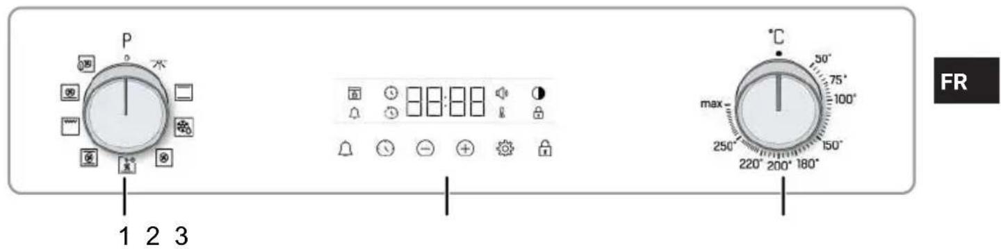 BEKO BCBIM16300XDE - Panneau de commande - 1