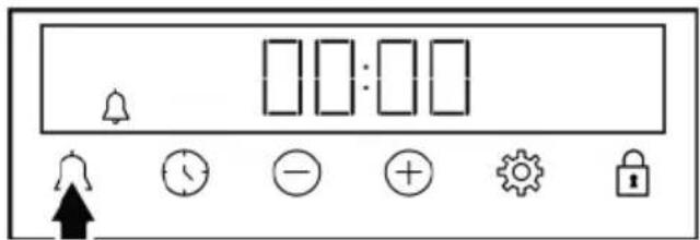 BEKO BCBIM16300XDE - Setting the alarm - 2