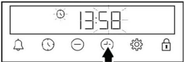 BEKO BCBIM16300XDE - Changing the time of day - 3
