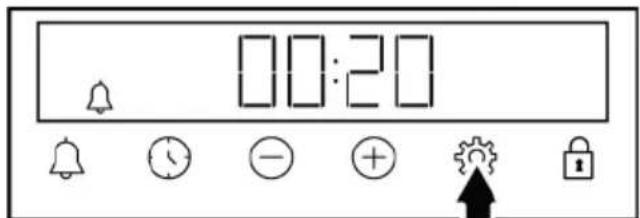 BEKO BCBIM16300XDE - Setting the alarm - 3