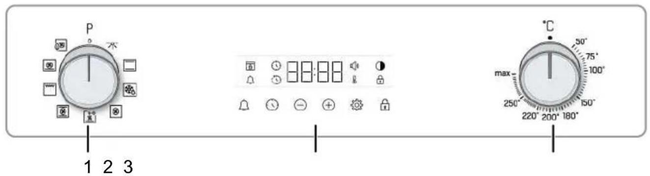 BEKO BCBIM16300XDE - Panel sterowania - 1