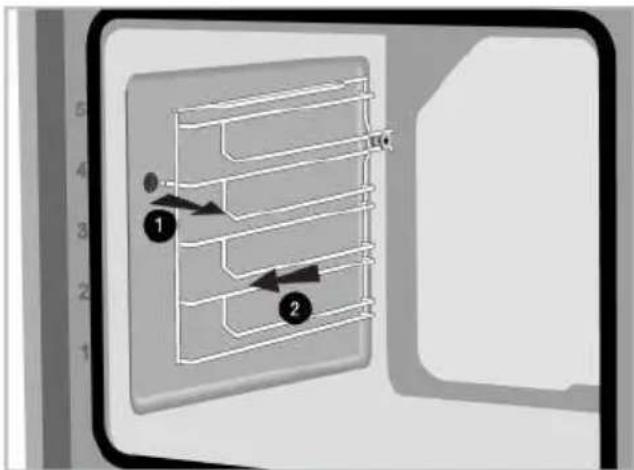 BEKO BCBIM16300XDE - Cleaning the side walls of the oven - 1