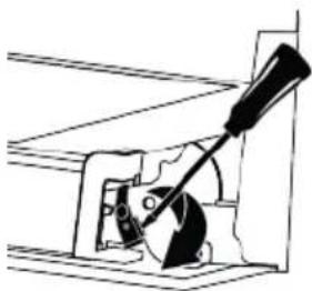 BEKO BCBIM16300XDE - Removing the oven door - 2
