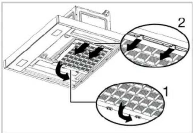 BEKO BHCB67841BBHSI - Removing carbon filter - 1